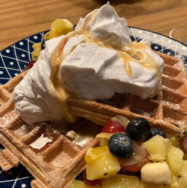 Frühstückswaffeln